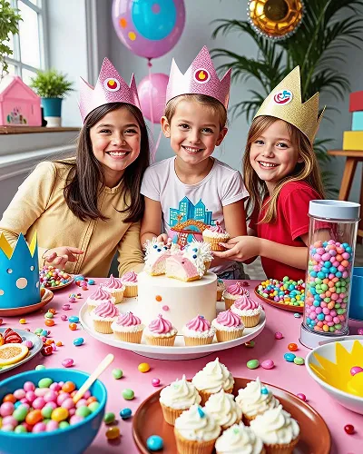 Birthday party event registration form for invitations and attendance