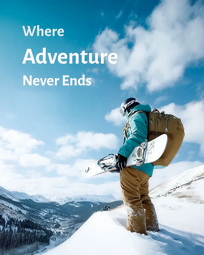 Outdoor activity registration form for skiing events and participants