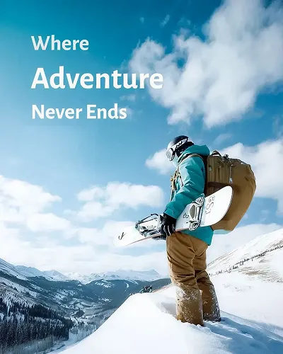 Outdoor activity registration form for skiing events and participants