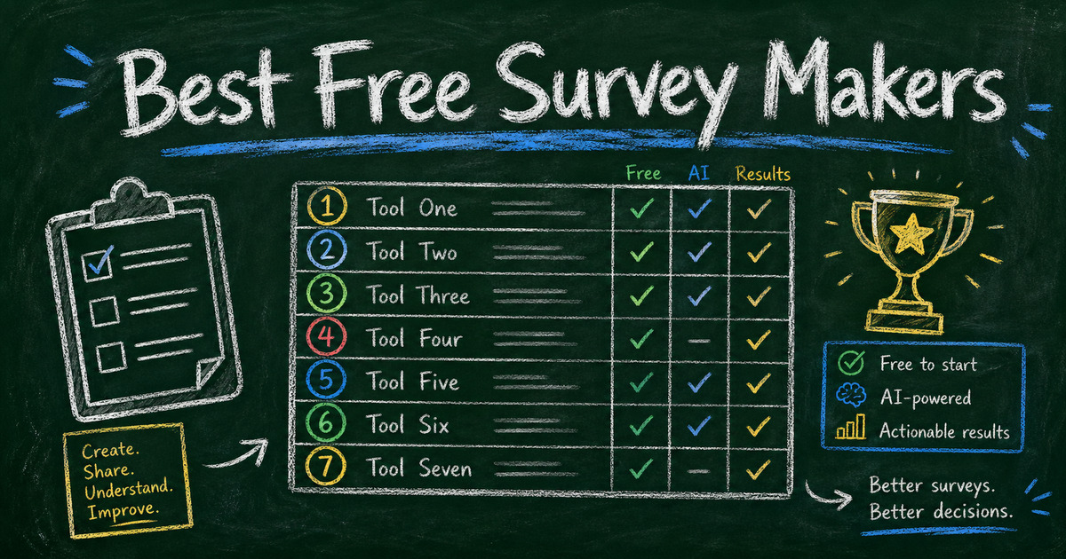 7 Best Free Survey Makers in 2026 (Tested and Ranked)