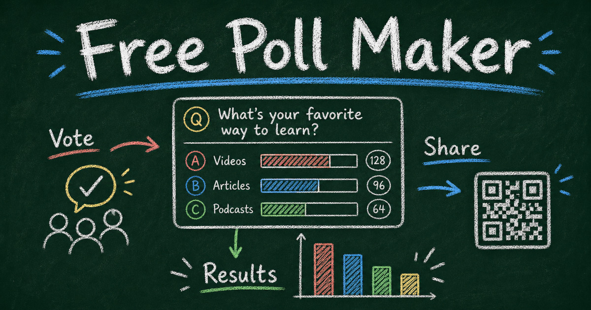 Free Poll Maker: How to Create a Poll People Actually Answer