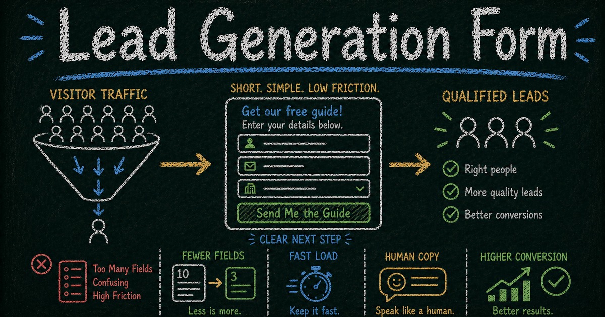 How to Build a Lead Generation Form That People Actually Complete