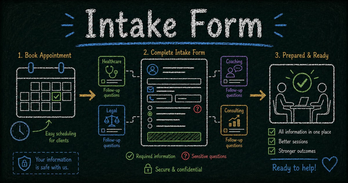 How to Create an Intake Form That Actually Collects the Right Information