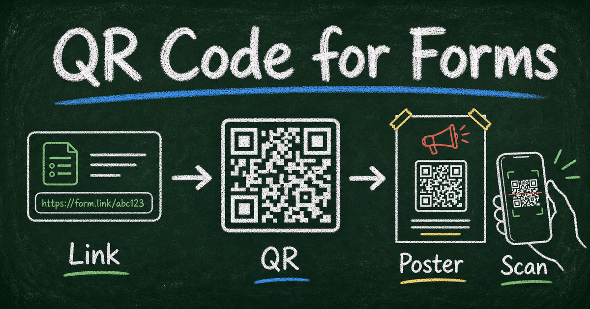 How to Make a QR Code for a Google Form: Links, Posters, and Easier Form Sharing