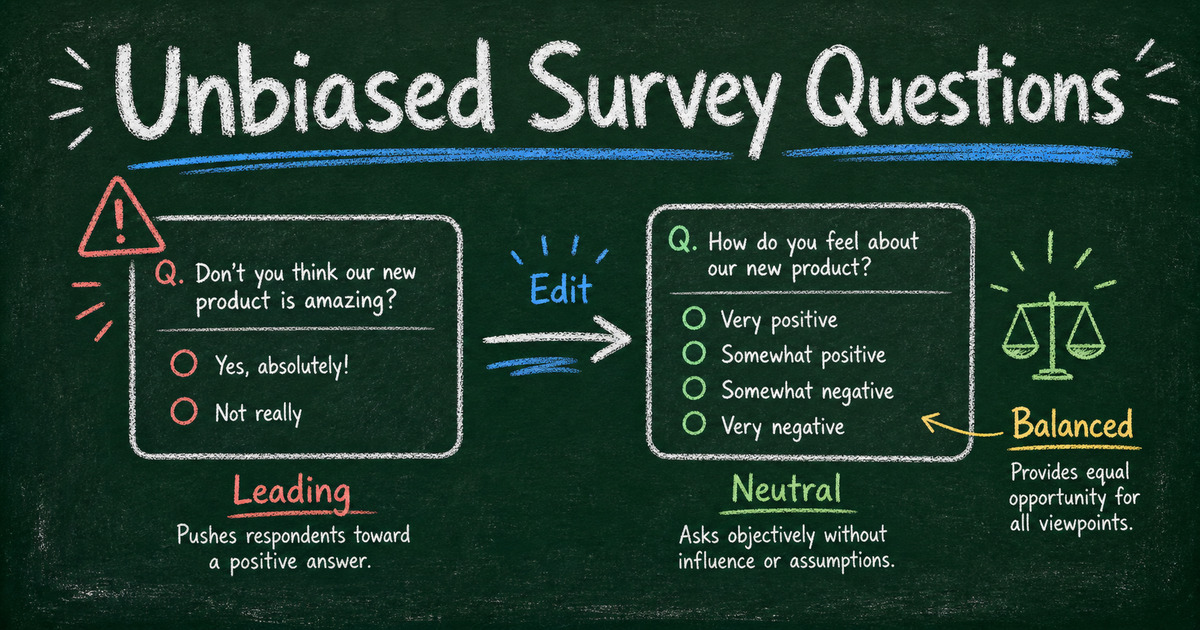 How to Write Survey Questions That Don't Lead Respondents