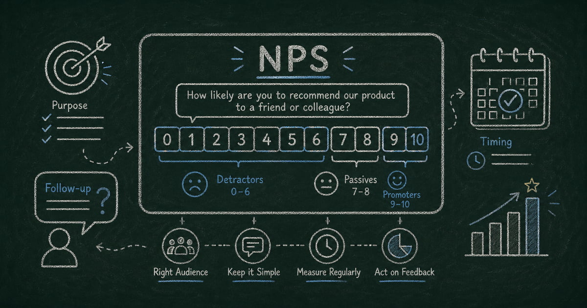NPS Survey Best Practices: How to Send One People Actually Answer