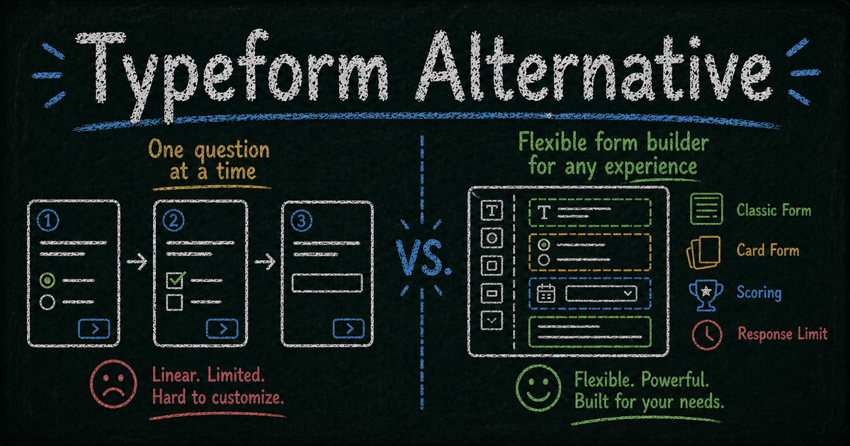 FormHug vs Typeform (2026): The Best Free Typeform Alternative