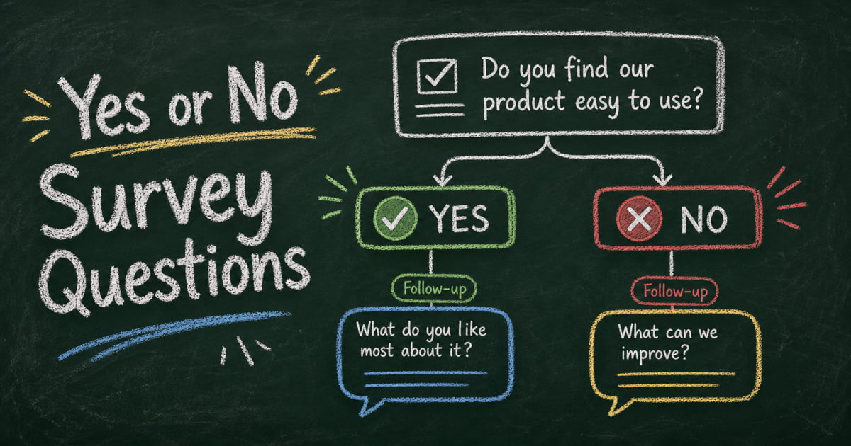 Yes or No Survey Questions: Examples, Best Practices, and Templates